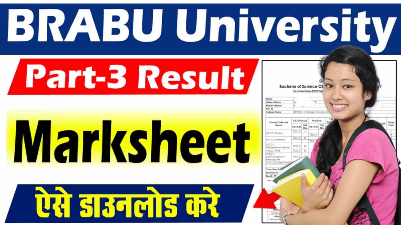 BRABU University Semester-3 Result 2025