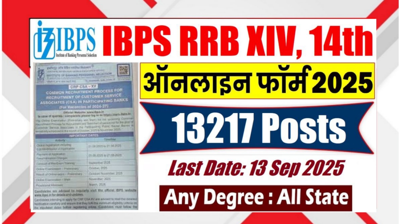 IBPS RRB XIV Recruitment 2025