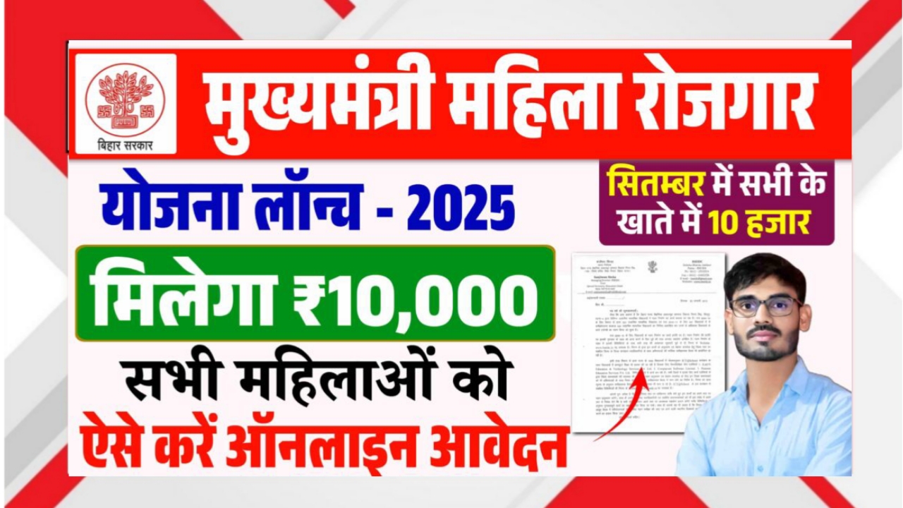 Mukhyamantri Mahila Rojgar Yojana 2025