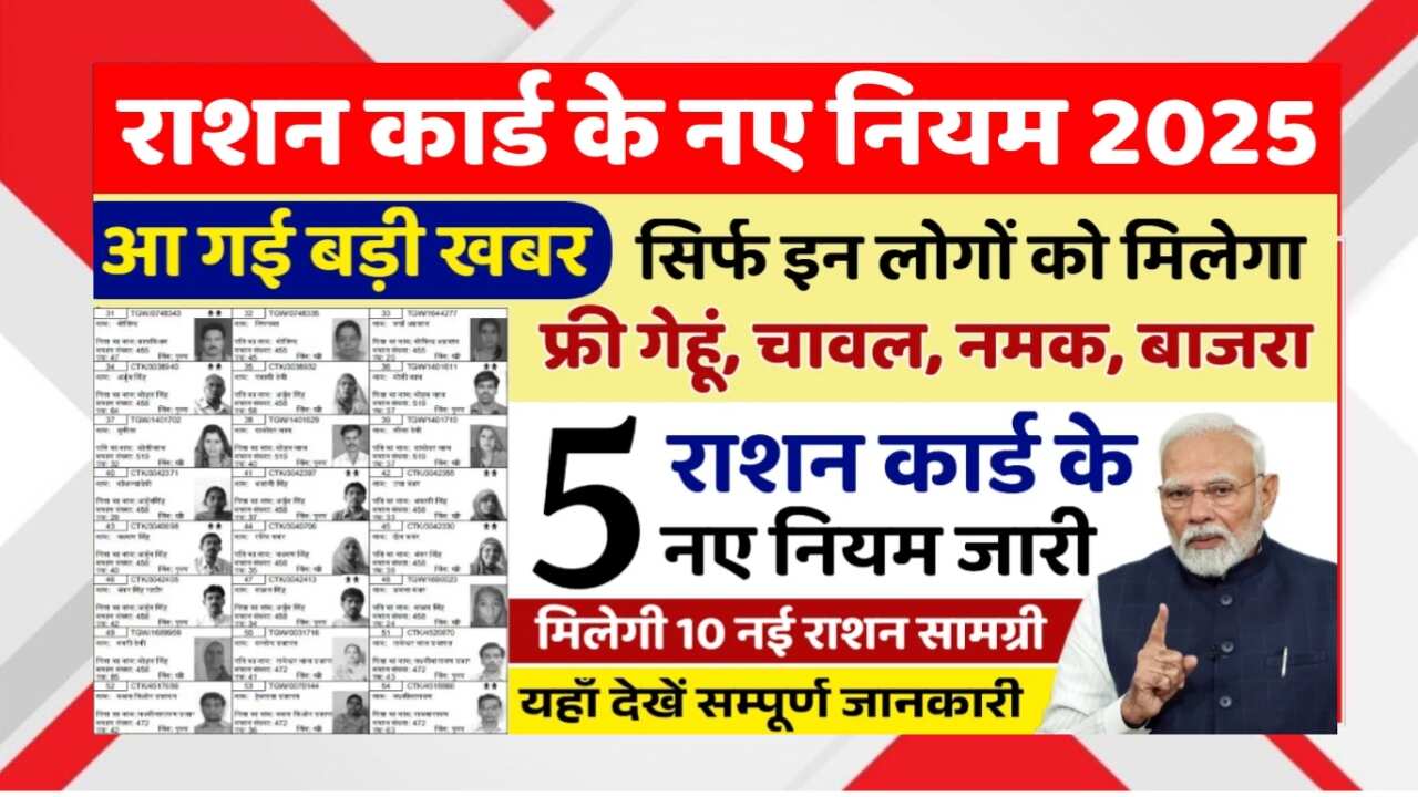 Ration Card New Rules 2025